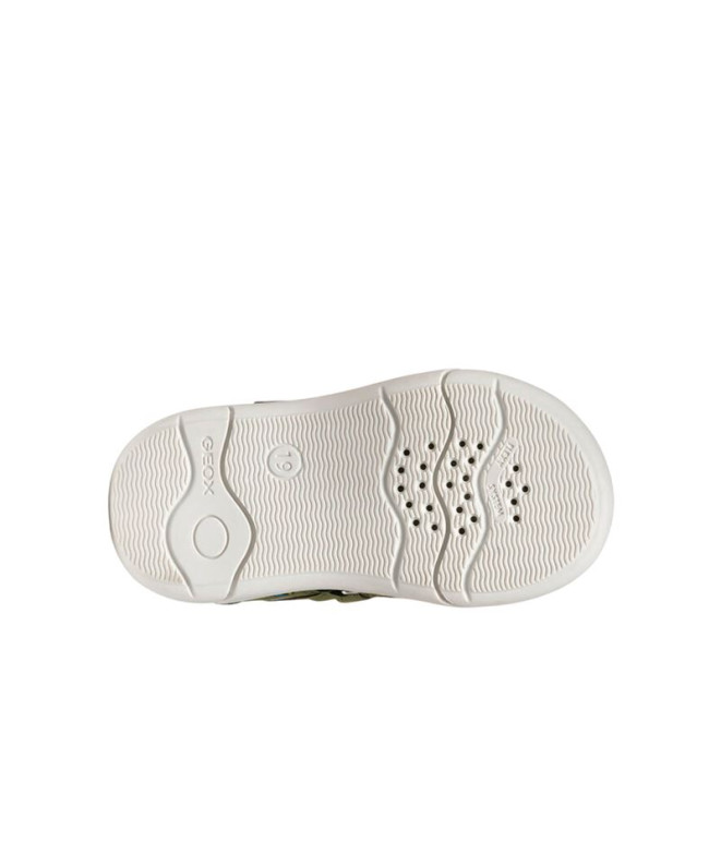 Sandales Geox Multy Enfant Pistache/Bleu Marine