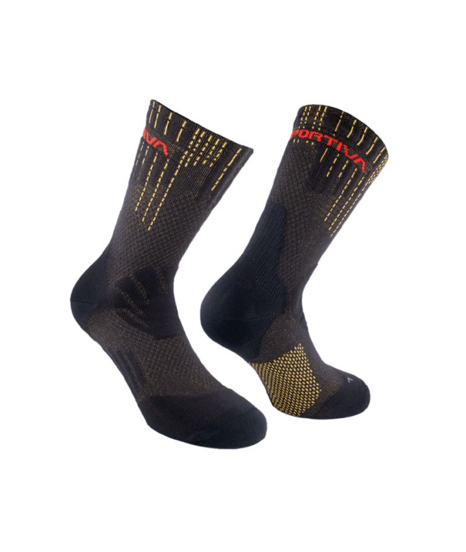 Calcetines de Trail La Sportiva Endurance Trail Socks Negro/Amarillo