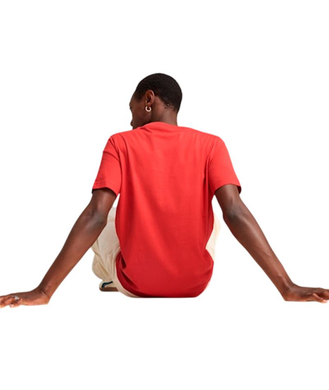 Calça Puma Essentials Tape Woven Homem Vermelho