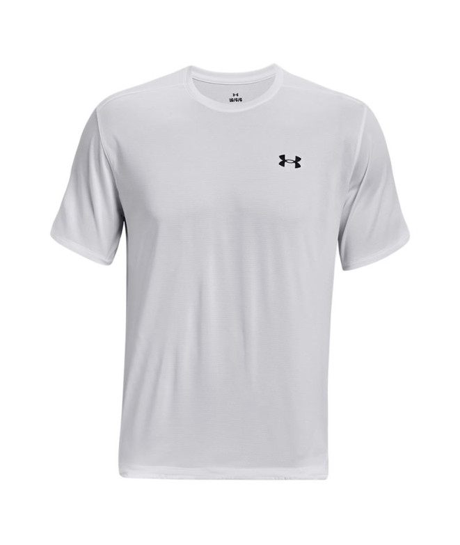 Camiseta de Fitness Under Amour Tech Vent Ss Wht Homem