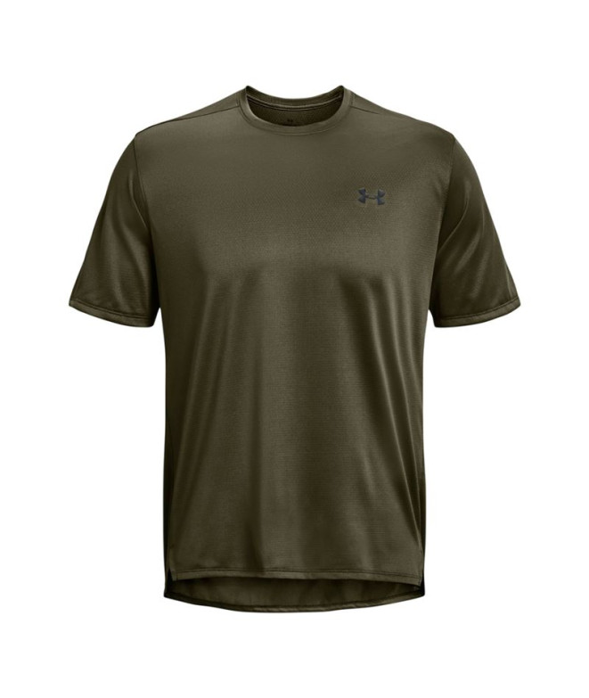 Camiseta de Fitness Under Amour Tech Vent Ss Hombre Verde