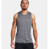Camiseta de Fitness Under Armour Tech Tank Homem Cinza