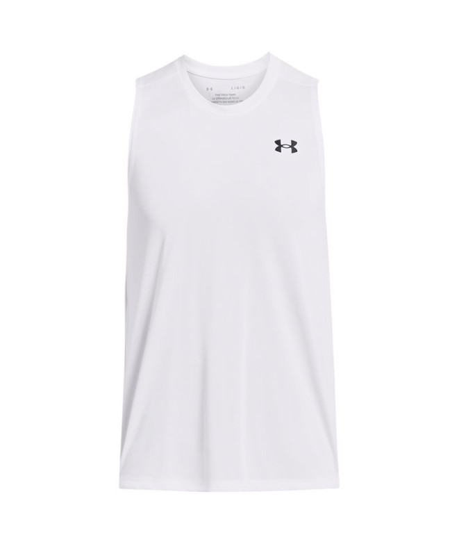 Camiseta de Fitness Under Armour Tech Tank Hombre Blanco