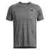Camiseta de Fitness Under Armour Tech Textured SS Homem Cinza