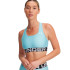 Sutiã esportivo de Fitness Under Armour Hg Mid Branded Mulher Azul