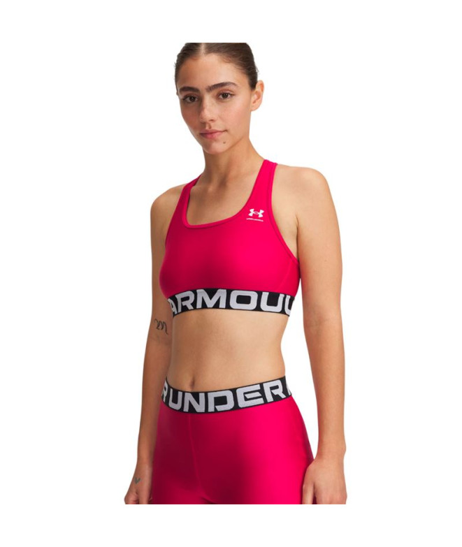 Sujetador Deportivo de Fitness Under Armour Hg Mid Branded Mujer Morado