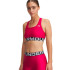 Sutiã esportivo de Fitness Under Armour Hg Mid Branded Mulher Roxo