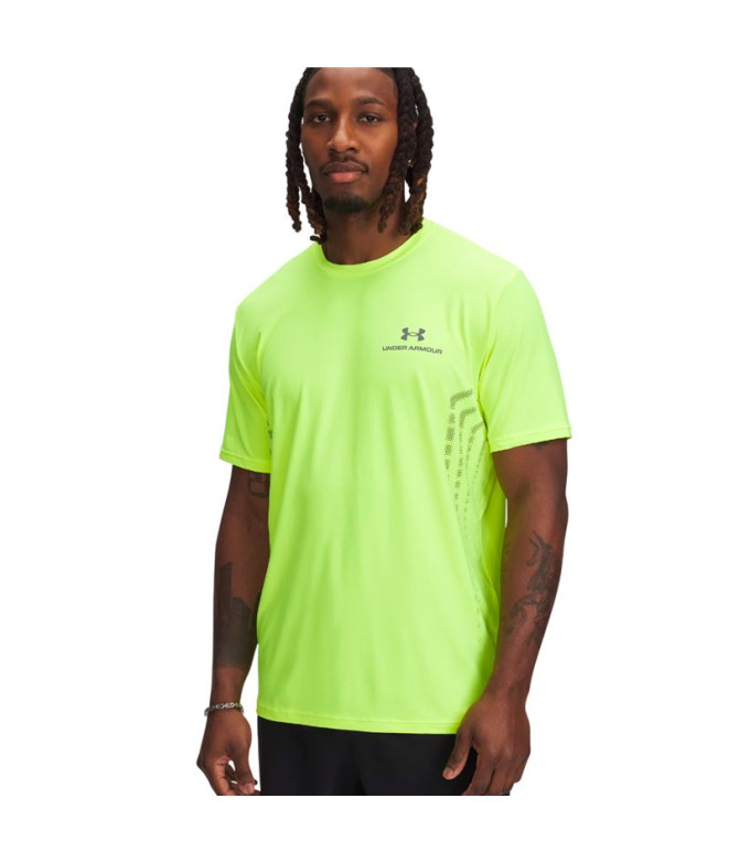 Camiseta Manga Corta Under Armour Vanish Energy Graphic Hombre Amarillo