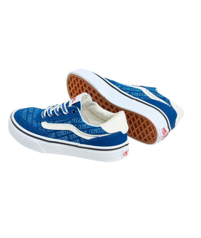 Chaussures Vans Brooklyn Ls Rtlg Bleu Enfant