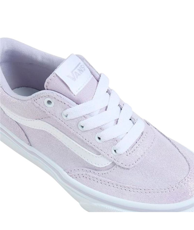 Sapatilhas Vans Brooklyn Ls Foil Cinza Infantil