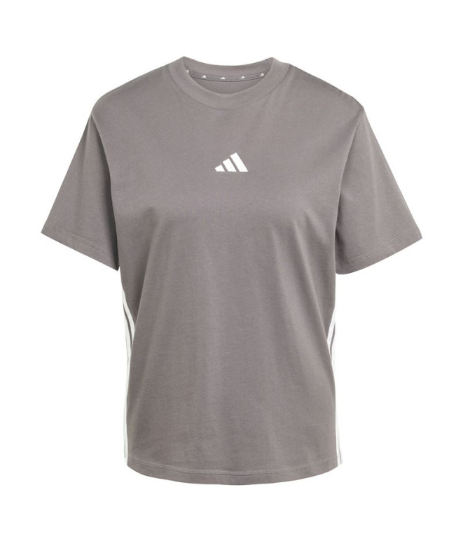 Camiseta adidas 3Bandas Mujer Esdegr/Blanco