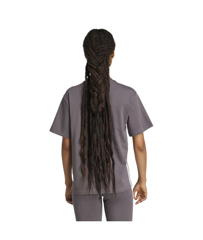 T-shirt adidas 3Bandas Femme Esdegr/Blanc
