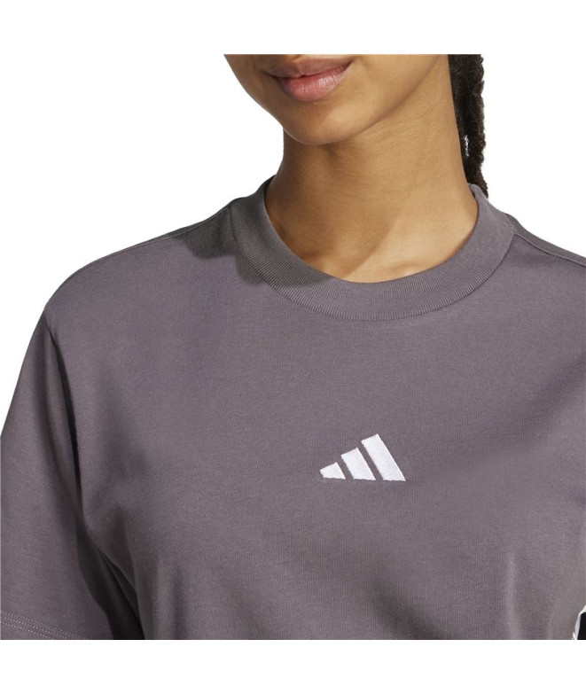 T-shirt adidas 3Bandas Femme Esdegr/Blanc
