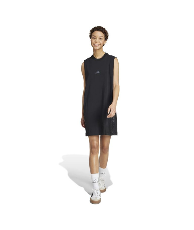 Vestido adidas Aop 3Bandas Mulher Preto