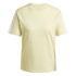 Camiseta adidas 3Bandas Sj Mujer Azul Menta/Blanco