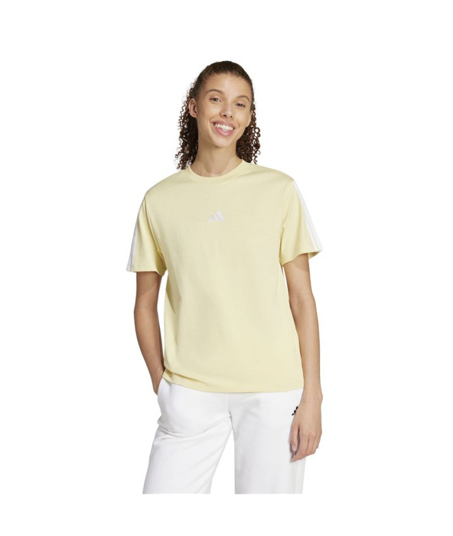 Camiseta adidas 3Bandas Sj Mulher Azul...