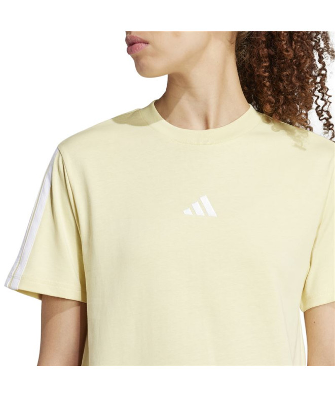 Camiseta adidas 3Bandas Sj Mulher Azul...