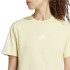 Camiseta adidas 3Bandas Sj Mujer Azul Menta/Blanco