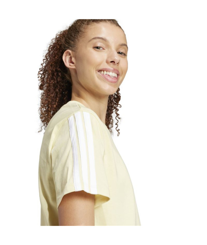 Camiseta adidas 3Bandas Sj Mulher Azul...