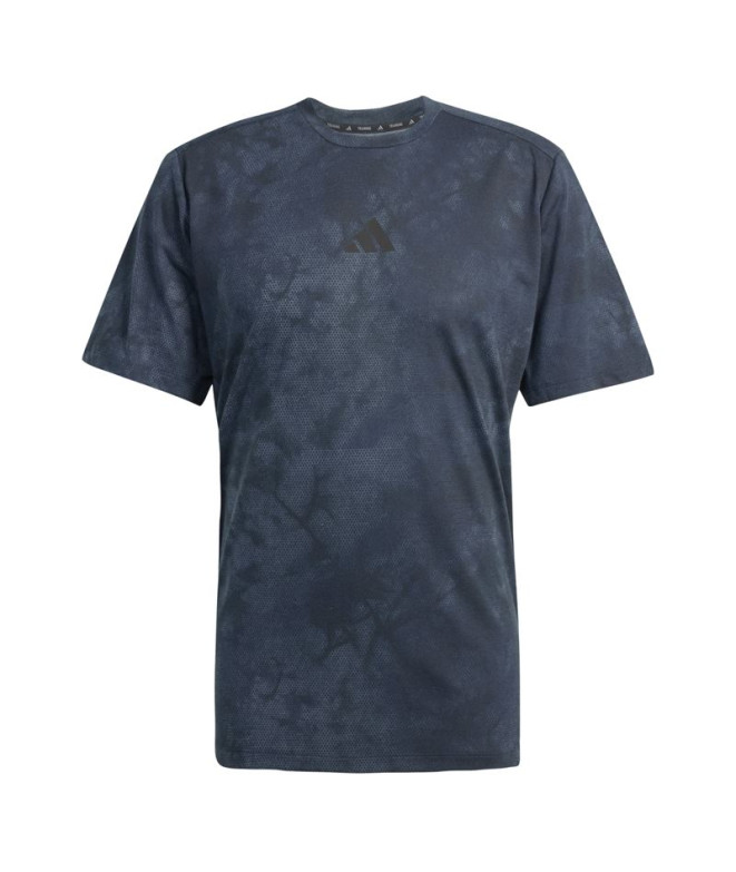 T-shirt de Fitness adidas Power Aop Homme Bleu