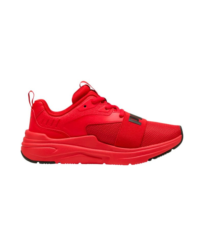 Zapatillas Puma Softride Wired 2 Niño Rojo