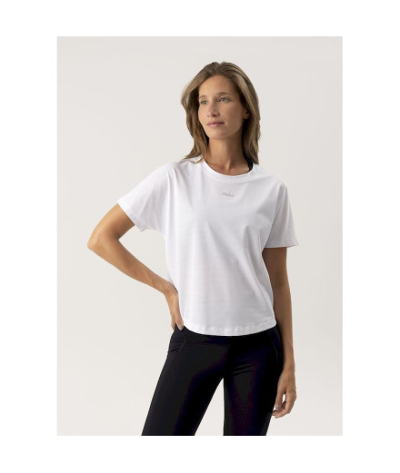 T-shirt de Fitness Ditchill T-Shirt Aria Femme Blanc T-shirt de Fitness Ditchill T-Shirt Aria Femme Blanc