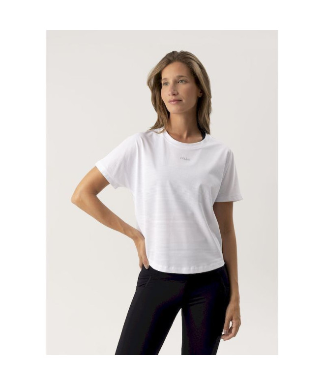 Camiseta de Fitness Ditchill T-Shirt Aria Mujer Blanco