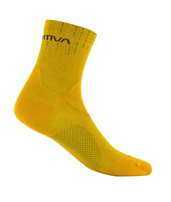 Chaussettes de Trail La Sportiva Swift Trail Chaussettes Noires/Jaunes