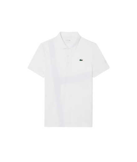 Polo de Tenis Lacoste Djokovic Fan Collection Hombre Blanco
