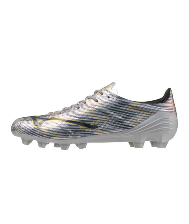 Botas De Fútbol Mizuno Alpha Ii Pro Plateado