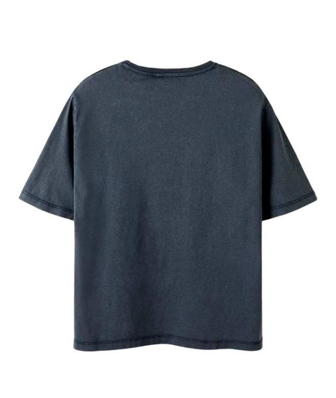 Camiseta name it Nkmfandel Nreg Noos Black Niño