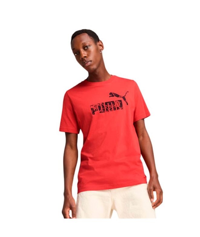 T-shirt Puma Graphics No.1 Logo T Homme Rouge Fire