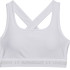 Brassiere de sport Under Armour Crossback Mid Bra Blanc