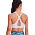 Brassiere de sport Under Armour Crossback Mid Bra Blanc