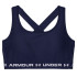 Sutiã esportivo de Fitness Under Armour Crossback Mid Mulher Azul