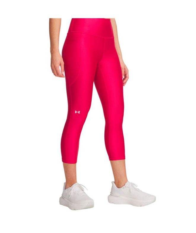 Mallas de Fitness Under Armour Tech Hi Capri Mujer Morado