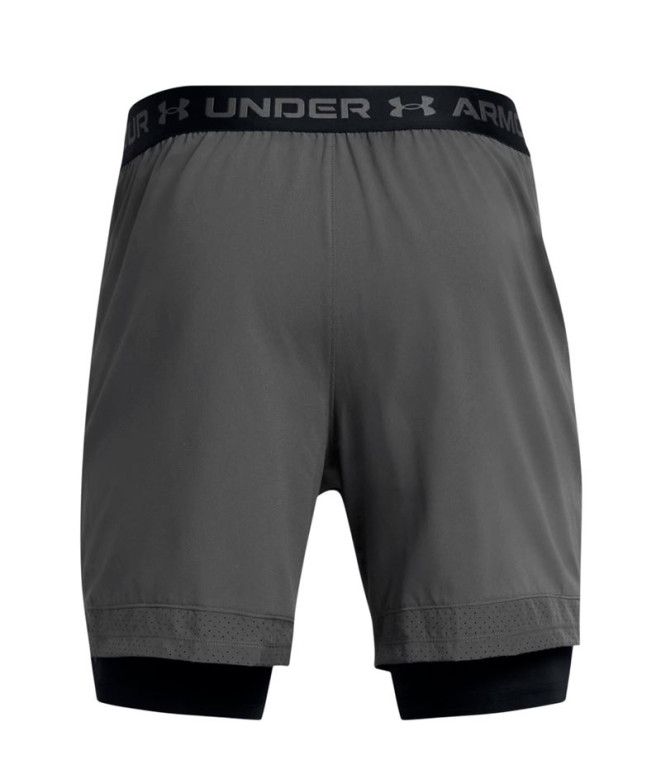 Pantalons Under Armour Vanish Woven 2in1 Gris/Noir