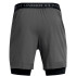 Calça Under Armour Vanish Woven 2in1 Cinza/Preto