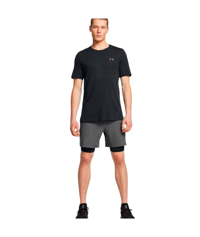 Pantalons Under Armour Vanish Woven 2in1 Gris/Noir