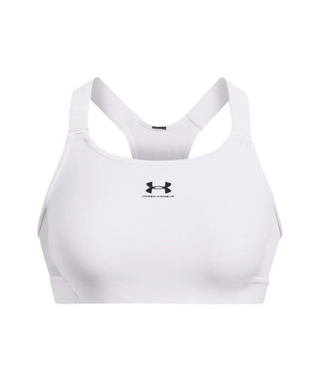 Sujetador deportivo de Fitness Under Armour Hg Armour High Mujer Blanco
