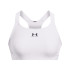 Brassiere de sport de Fitness Under Armour Hg Armour High Femme Blanc