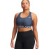 Brassiere de sport de Fitness Under Armour Hg Mid Branded Femme Gris