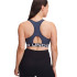 Brassiere de sport de Fitness Under Armour Hg Mid Branded Femme Gris