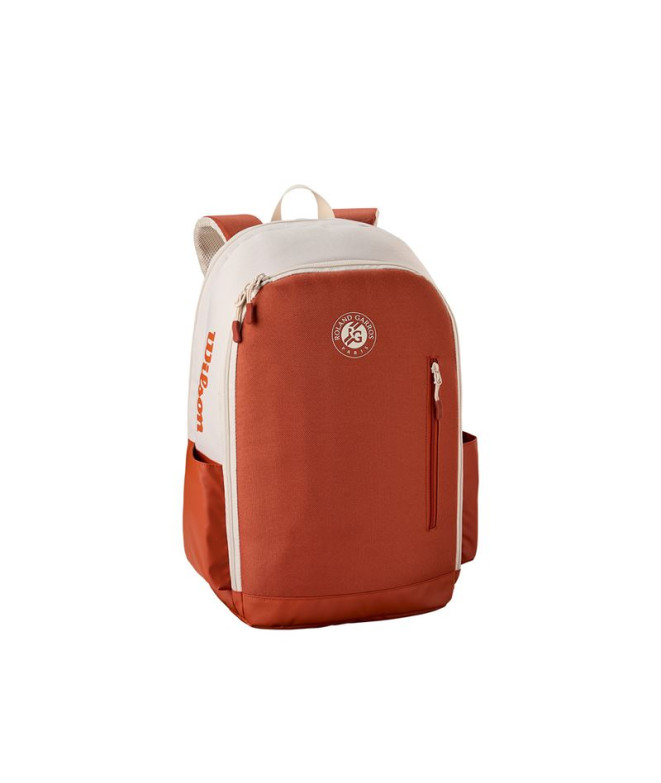 Mochila de Tênis Wilson Team Backpack Roland Garros 2025 Bege