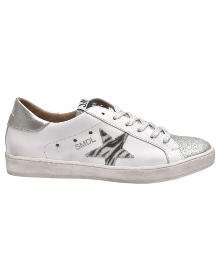 Chaussures Yowas Smdl, Glit.Fino Plat, Fleur Blanche,...