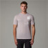 Camiseta de Montanha The North Face Mountain Foundation Coordinates Grey Homem