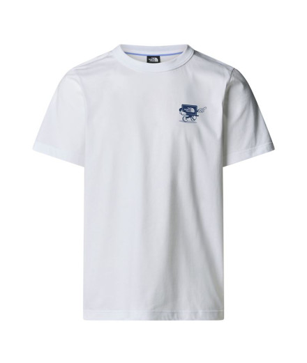 Camiseta de Montanha The North Face Ss Wamfc White Homem