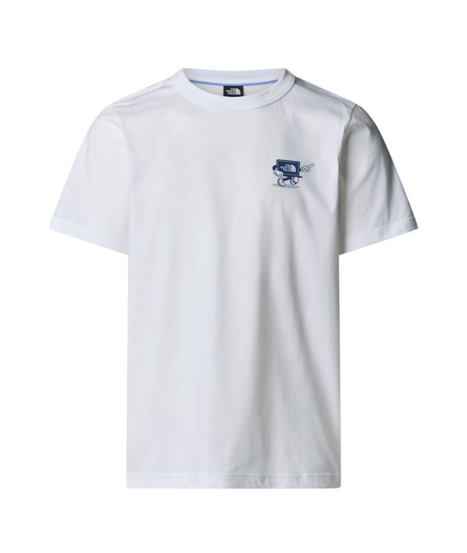 Camiseta de Montaña The north Face Ss Wamfc White Hombre