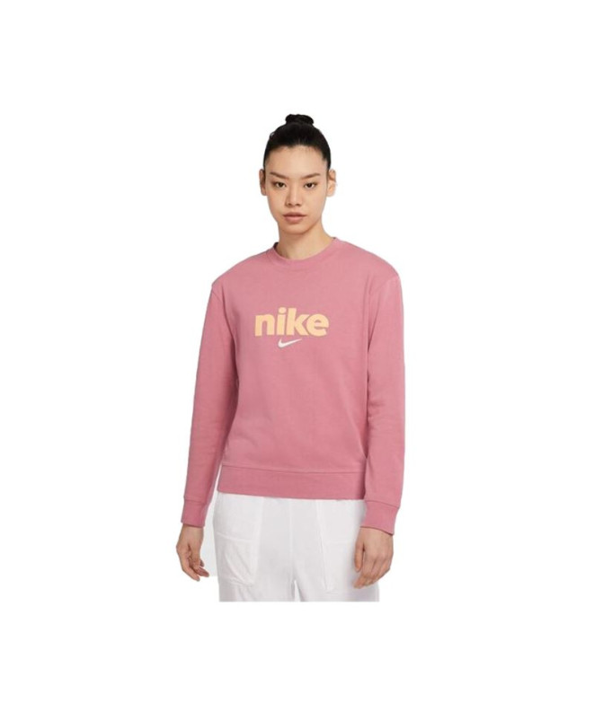 Camiseta Nike Crew Mujer Rosa