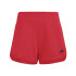 Calça de Fitness adidas Pacer Knit High Mulher Vermelho